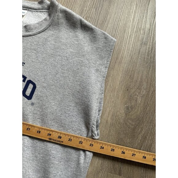 Vintage Y2K University Of Toronto Grey Crewneck Sweatshirt School Canada XL - Picture 12 of 13